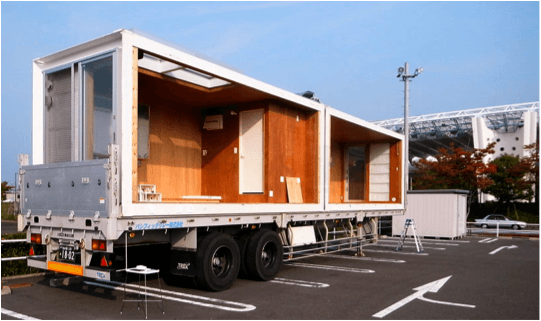 Shipping container accommodates homeless Shipping container accommodates homeless